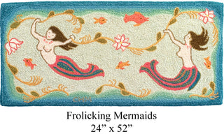 Mermaids Frolicking 24" x 52"