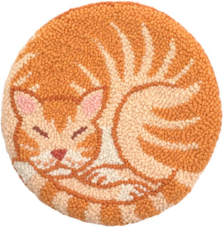 Orange Circle Cat Chairpad