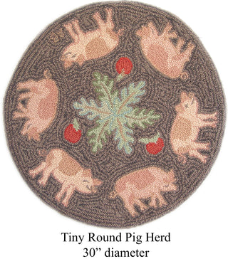 Tiny Round Pig Heard 30"