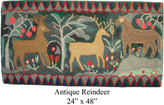 Antique Reindeer 24" x 48"