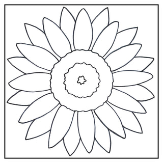 Simply Sunflower 8" x 8"