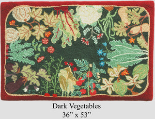 Dark Vegetables 36" x 53"