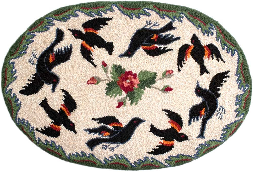 Oval Blackbirds Pattern